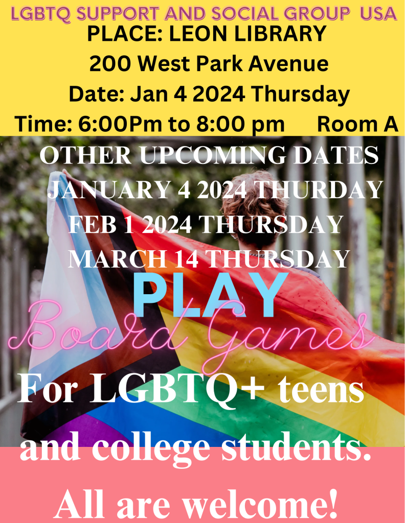 LGBTQ Gay Tallahassee LGBTQ Youth Teens College student LGBTQ Tallahasse Florida